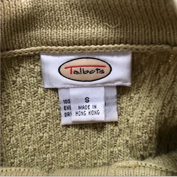 Vintage Talbots Green Tweed Blazer Jacket Size Small - Picture 3 of 7